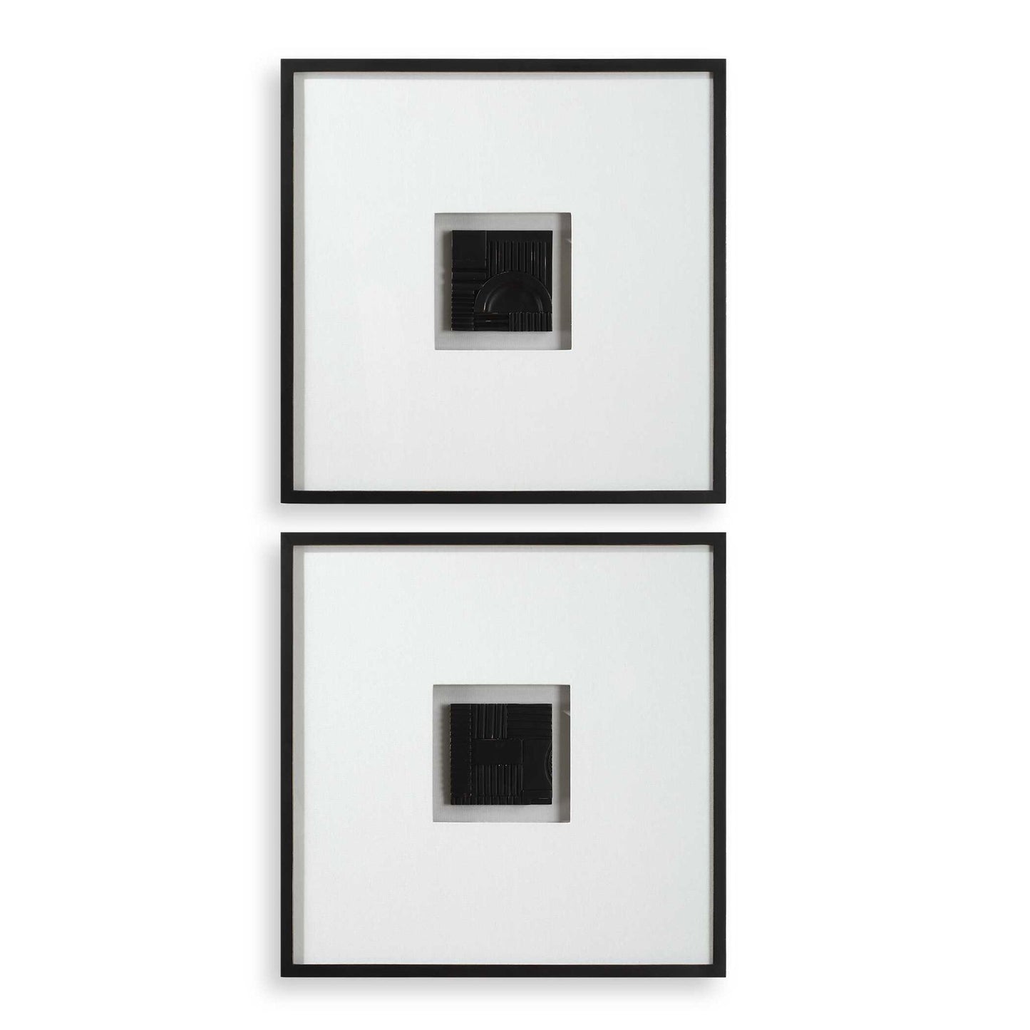 Origins - Shadow Boxes (Set of 2) - Black / White