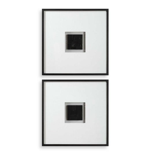 Origins - Shadow Boxes (Set of 2) - Black / White
