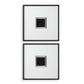 Origins - Shadow Boxes (Set of 2) - Black / White