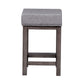 Tanners Creek - Upholstered Console Stool (Set of 3) - Dark Gray