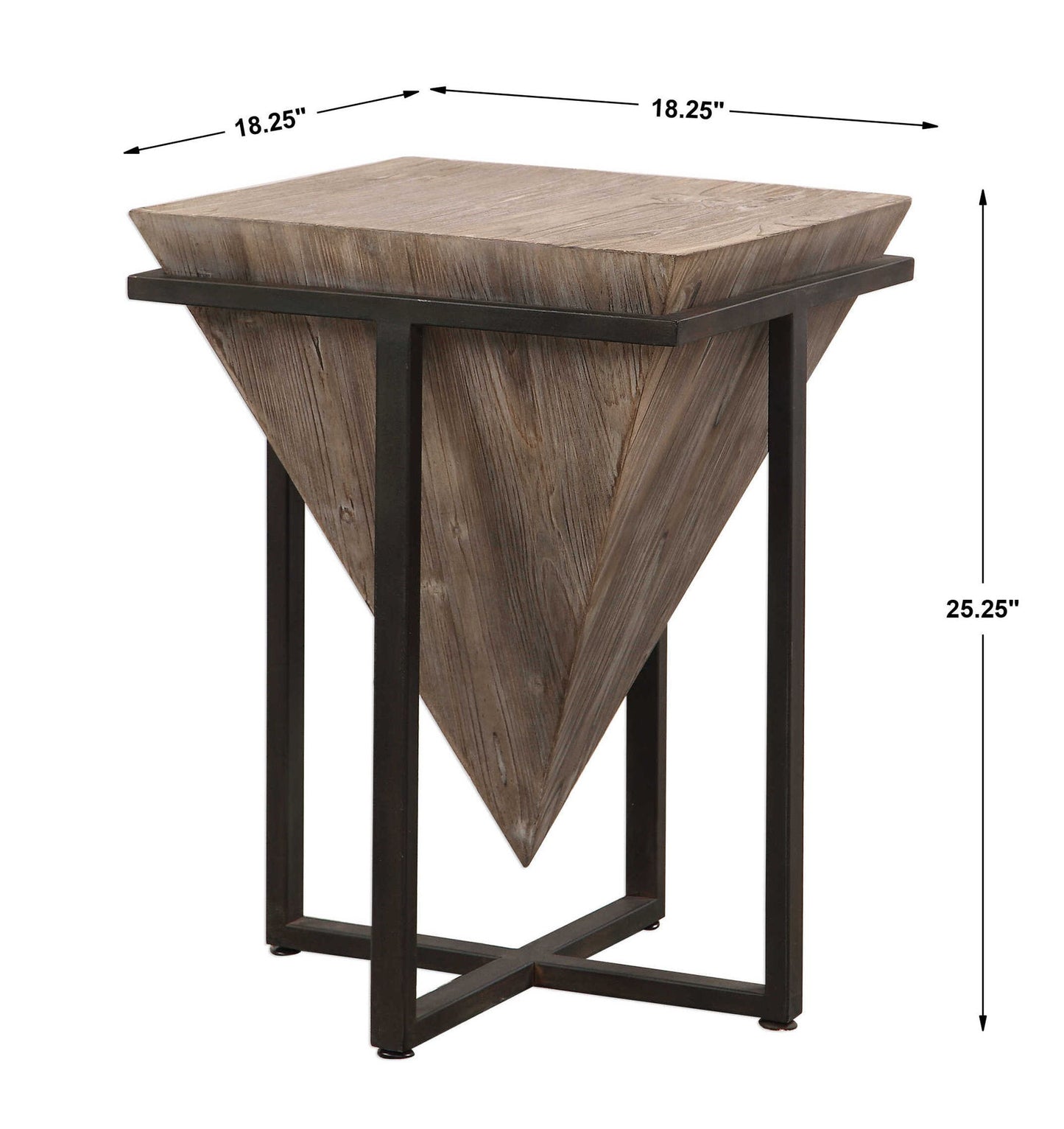 Bertrand - Wood Accent Table - Light Brown