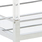 Chaseton - Bar Cart - Clear / Silver Finish