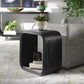 Compton - Rattan Side Table - Black