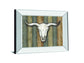 Cow Skull Il By Marla Rae - Mirror Framed Print Wall Art - Dark Brown