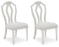 Montelaine - Dining Upholstered Side Chair (Set of 2) - Antique White