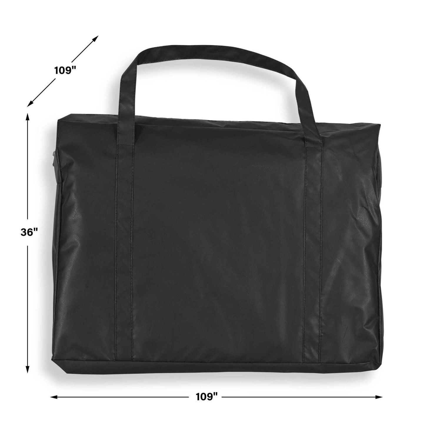 Outdoor Cover - Round Dining Set Cover - Black