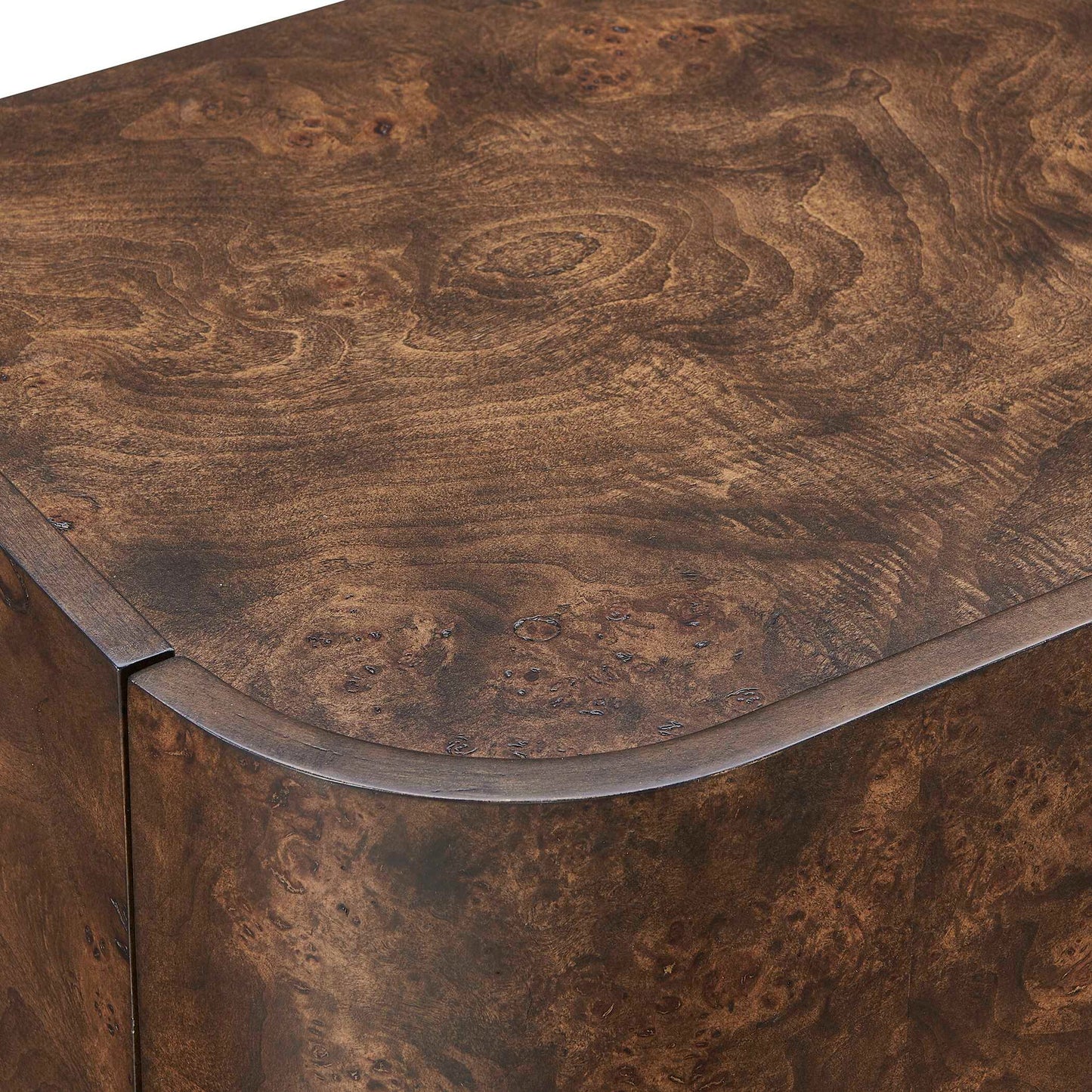 Melbourne - Mappa Burl 4 Door Cabinet - Woodtone