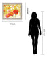 Petal Radiance - 28" x 34" Framed Wall Art - Yellow