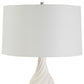 Twisted Swirl - Table Lamp - White