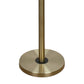 "Glass Orbs" Metal Floor Lamp - Matte Black / Soft Gold / Clear
