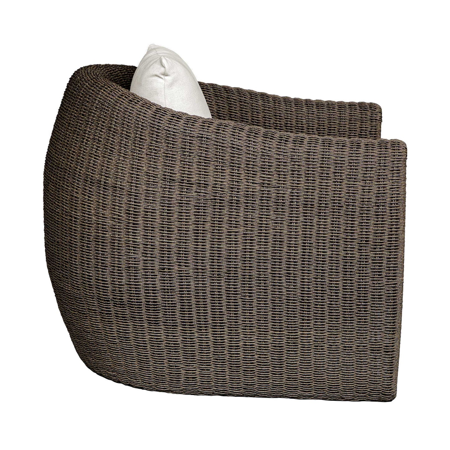 Tropic - Outdoor Lounge Chair - Brown / White