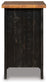 Valebeck - Chair Side End Table - Black / Brown