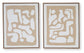 Waldett - Wall Art Set (Set of 2) - Beige / White