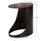 Welling - Modern Metal Side Table - Black