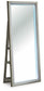Evesen - Floor Standing Mirror With Storage - Champagne