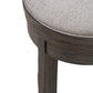 Lennox Hill - Upholstered Swivel Console Stool - Bark