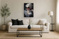 Opulent Muse - 24" x 36" Framed Wall Art - Black