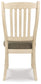 Bolanburg - Dining UPH Side Chair (Set of 2) - Rake Back - Brown / Beige
