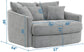 Matty - Round Accent Cuddle Chaise