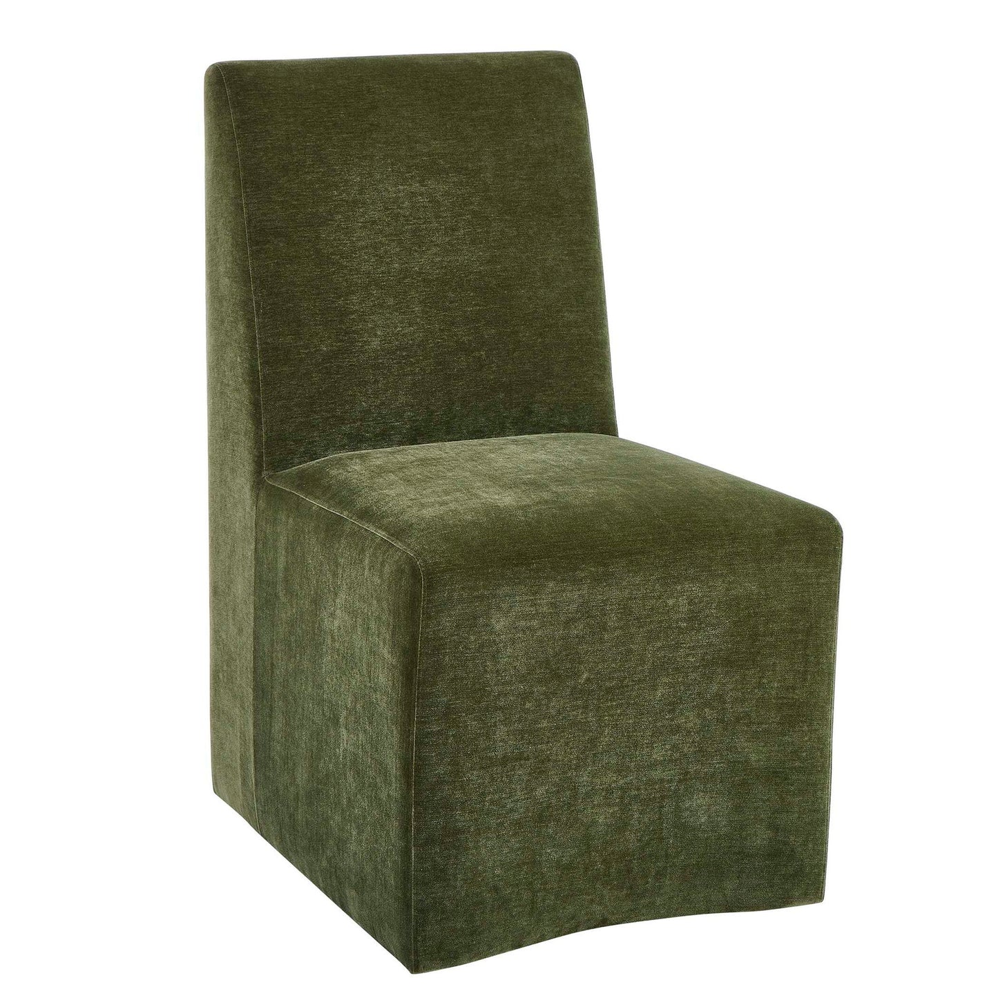 Moro - Armless Dining Chair - Moss
