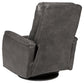 Riptyme - Swivel Glider Recliner - Quarry
