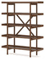 Lyncott - 3 Pc. - Home Office Desk, Chair, Bookcase - Brown