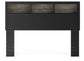 Broachmyn - Lighted Bookcase Headboard