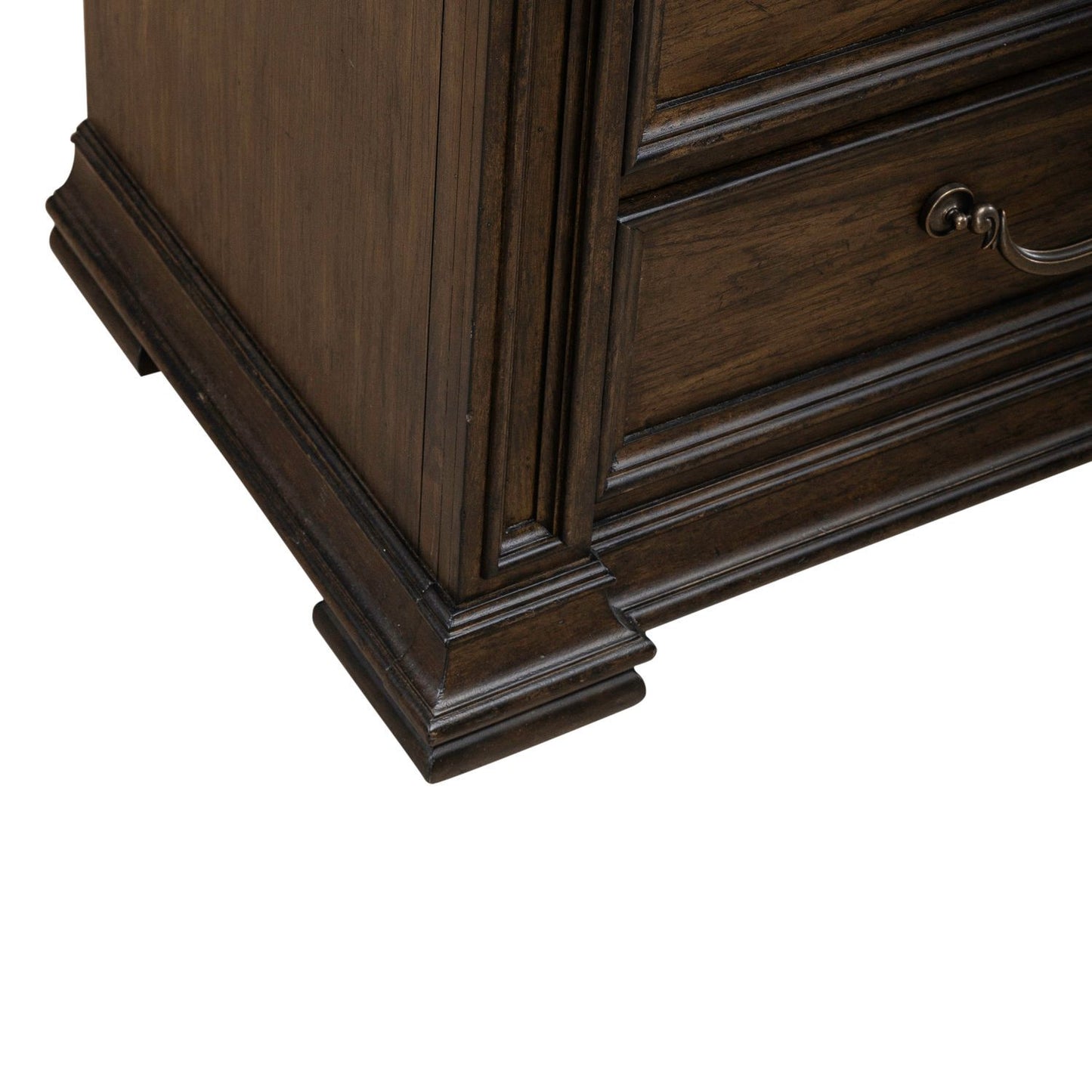 Provence Park - Nightstand With Charging Station - Brown