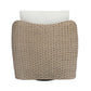 Sunset - Outdoor Swivel Lounge Chair - Oatmeal / Oyster White