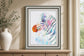 22x26 Fluorescent Zebra I By Victoria Borges - Gray