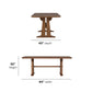 Lincoln - Rectangular Dining Table - Brown