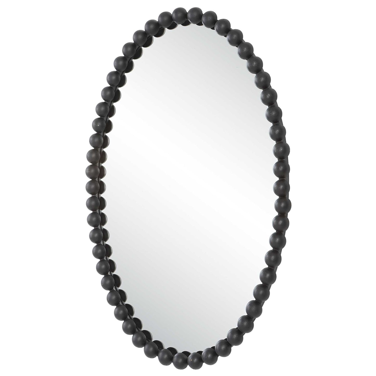 Serna - Black Oval Mirror