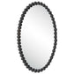 Serna - Black Oval Mirror