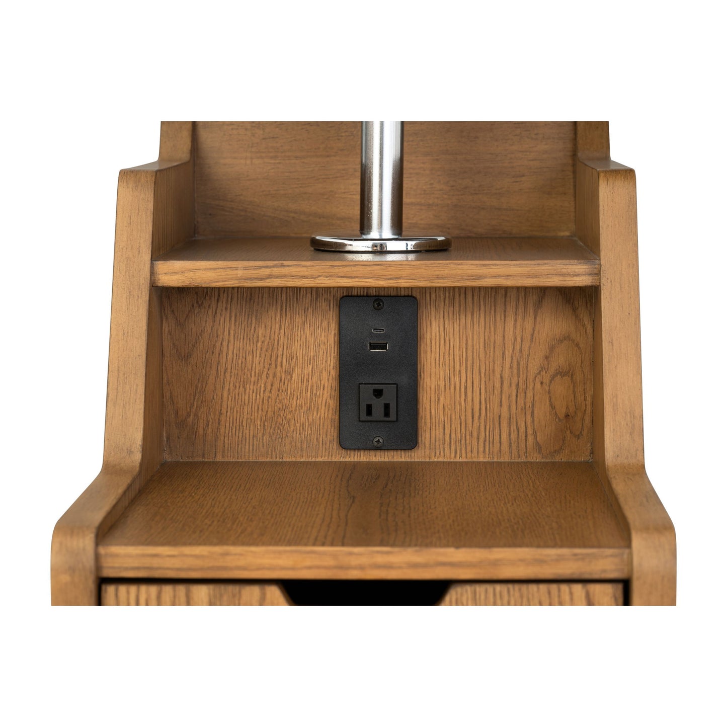 Sidekick - Smart Side Table - Light Brown