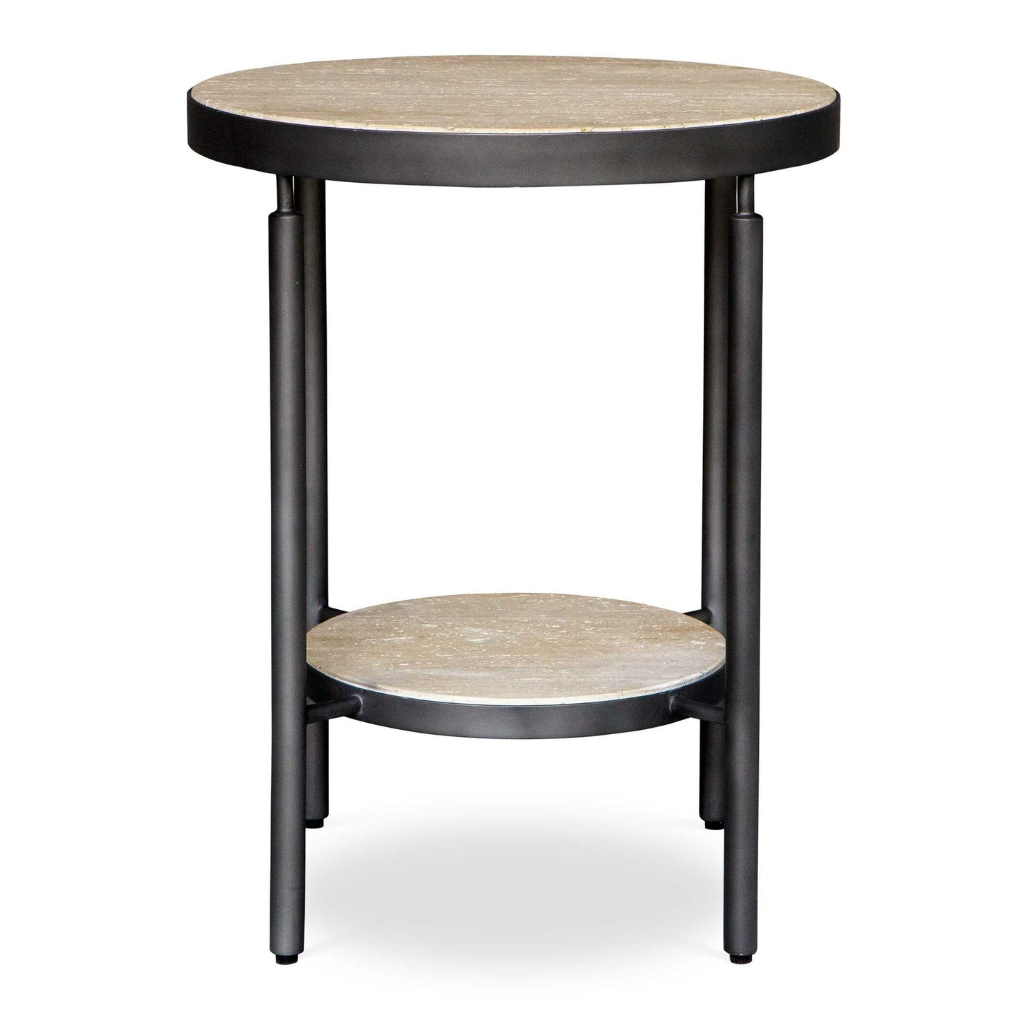 Dauntless - Side Table - Travertine