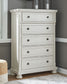 Robbinsdale - Five Drawer Chest - Antique White