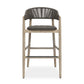 Dermott - Outdoor Bar Stool - Brown / Dark Gray