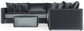 Remington - Modular Sofa And Cocktail Ottoman - Slate