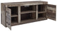 Derekson - LG TV Stand w/Fireplace Option - Multi Gray
