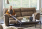Hollins - 88" Power Reclining Sofa - Coffee