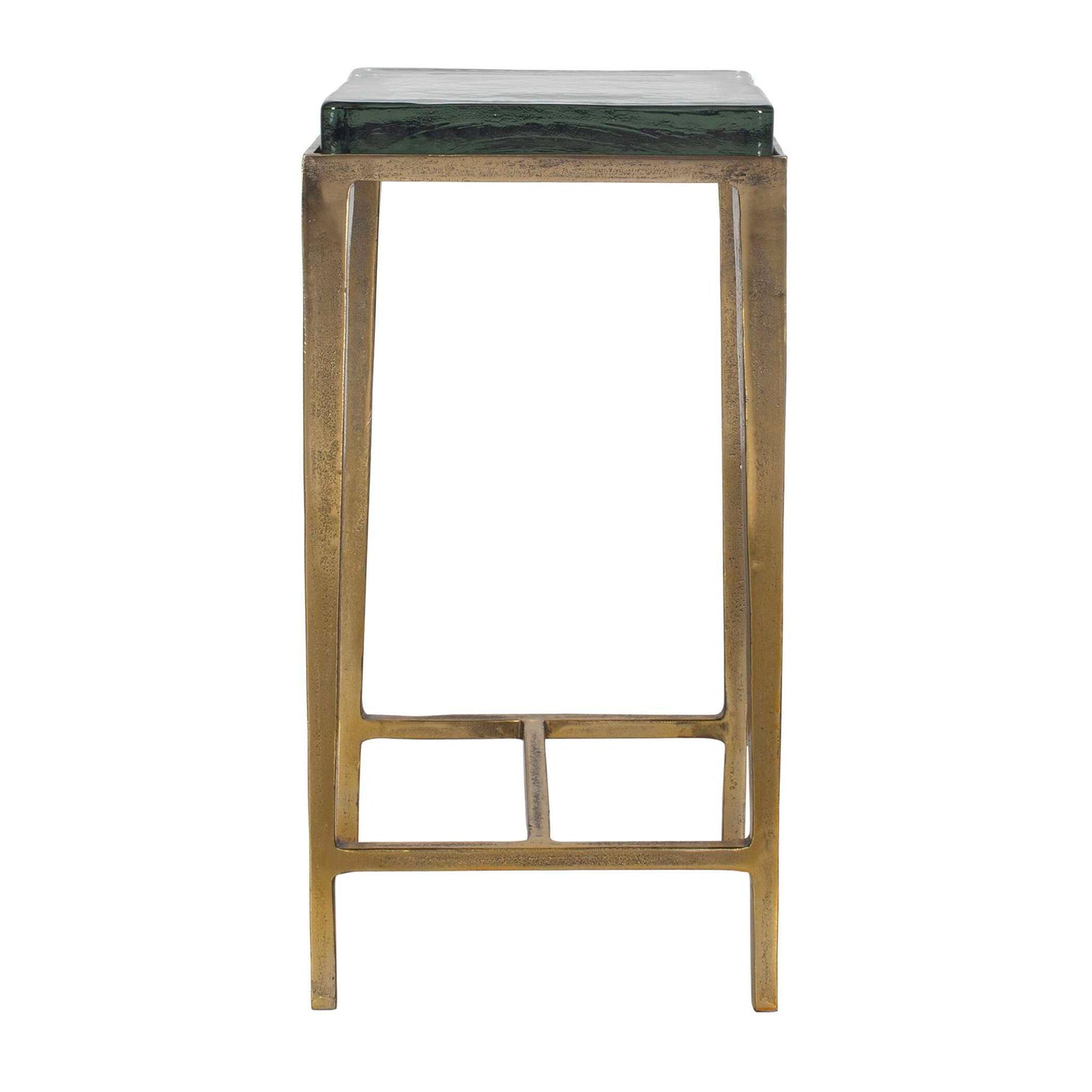 Preston - Square Accent Table - Brass,Gold