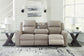 Lavenhorne - Rec Sofa W/Drop Down Table - Pebble