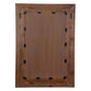 Rennick - Large Reclaimed Pine Mirror - Dark Brown