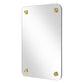 Hamrick - Frameless Mirror - Brass / Gold