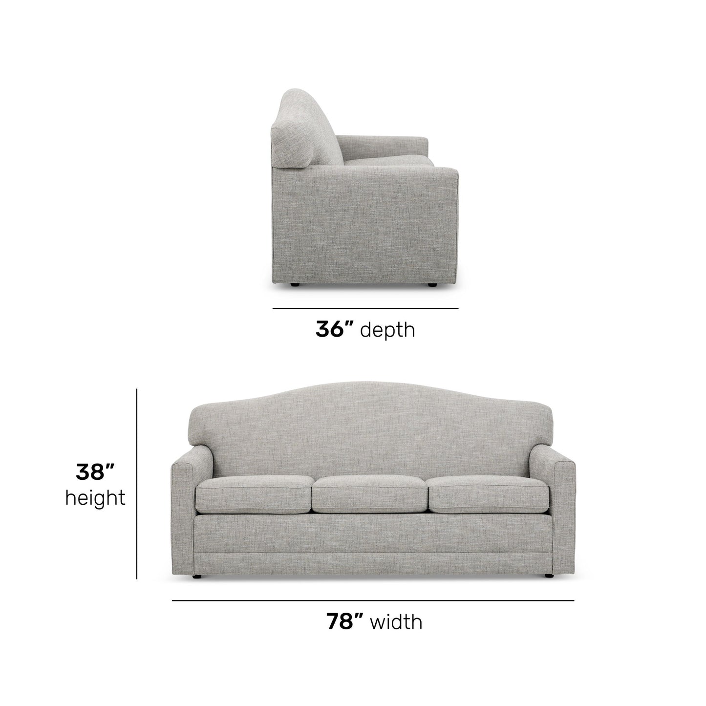 Aggie - Fabric Sofa