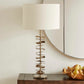 Akoa - Metal Disc Table Lamp - Brass,Gold