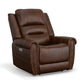 Oscar - Power Recliner With Power Headrest - Pumpernickel
