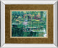 Swamp Scene - Mirror Framed Print Wall Art - Green