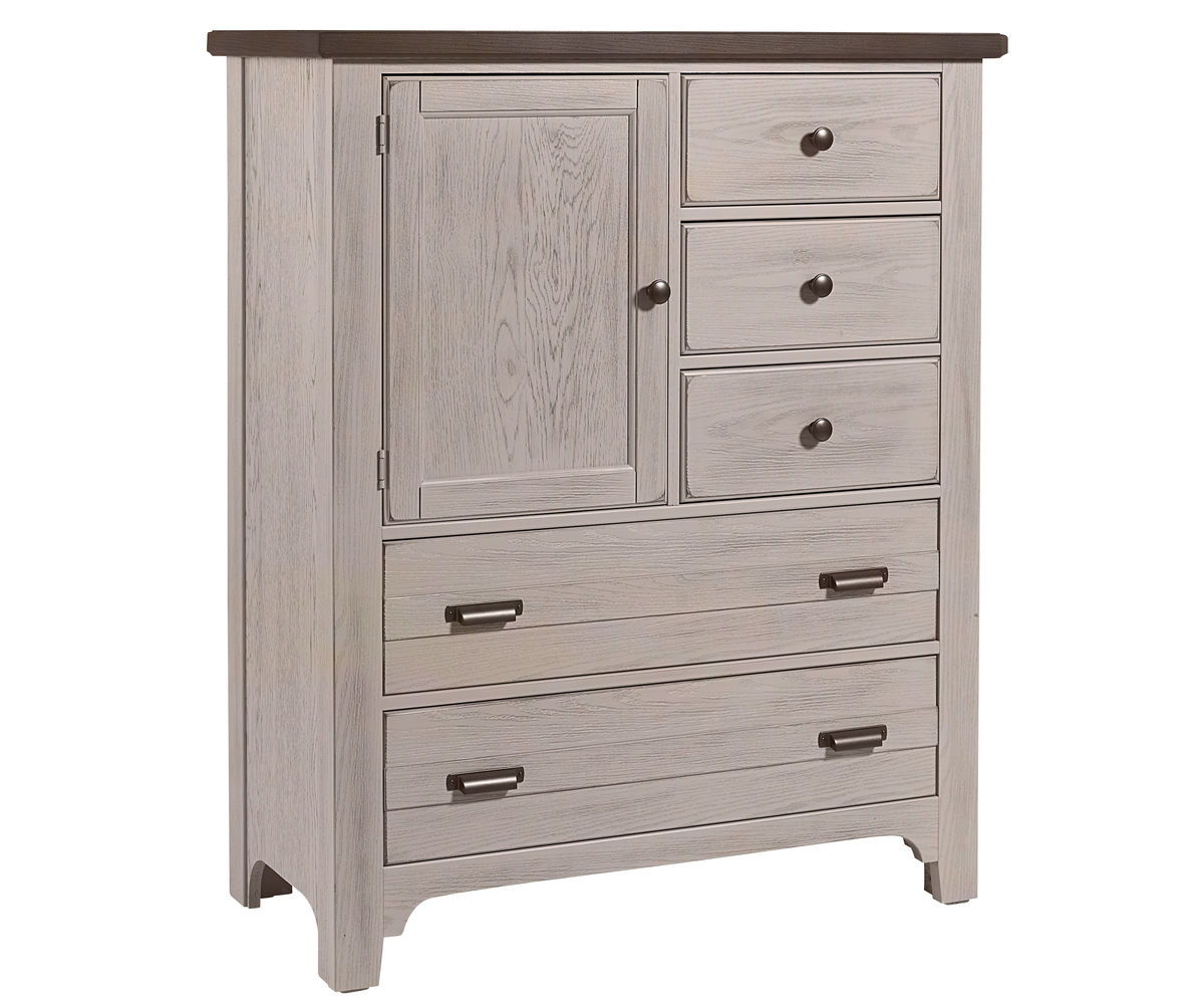 Bungalow - Armoire - Dover Gray Two Tone