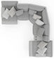 Abraxas - 6 Piece Reclining Sectional
